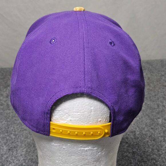 Minnesota Vikings New Era 9FIFTY Snapback Hat Purple Gold Adjustable Cap - Picture 3 of 7